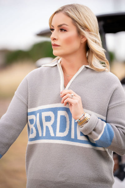 "Birdies" Cozy Pullover