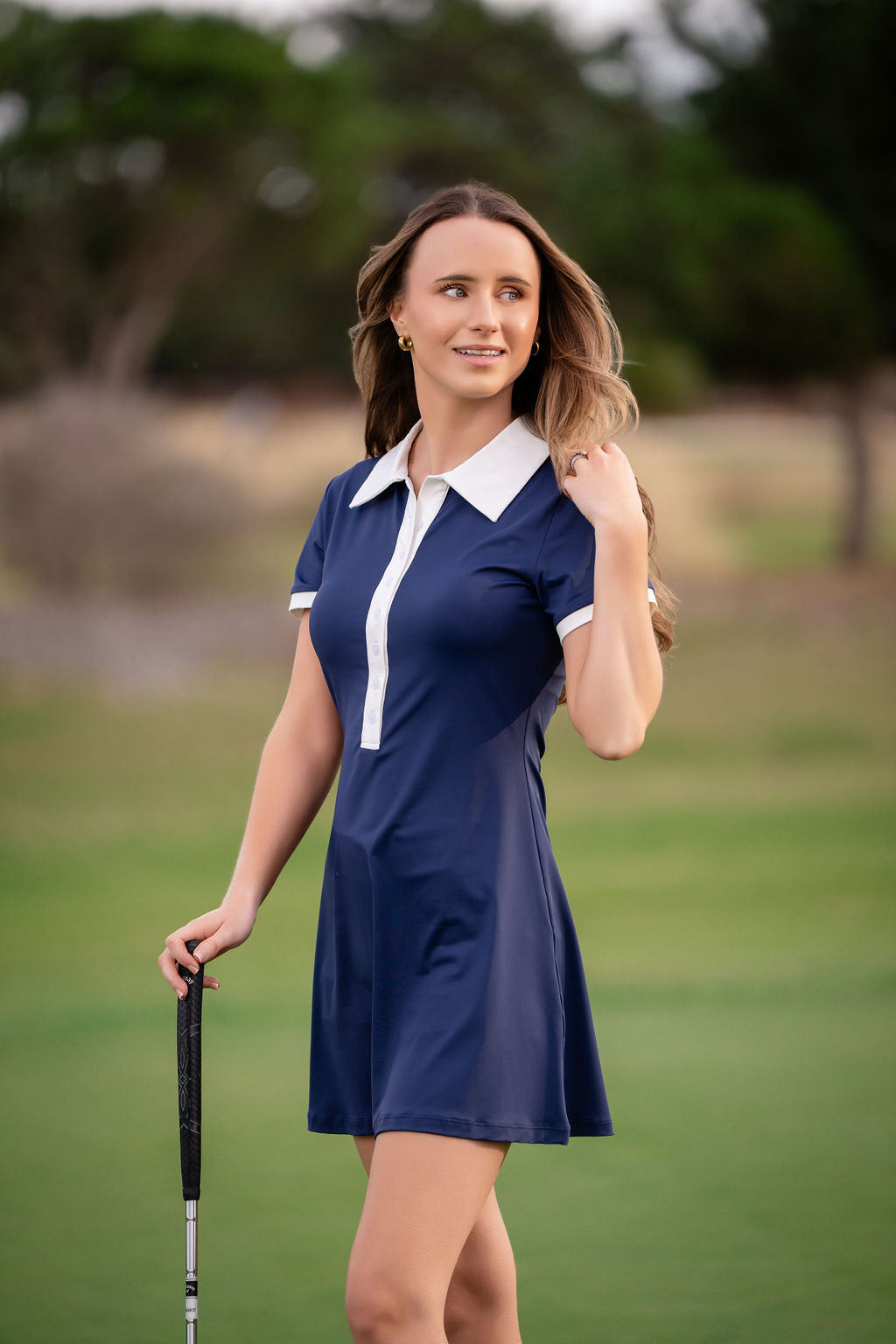 Short Sleeve Performance Dress